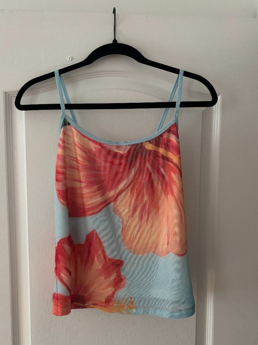 Mesh Hibiscus Top